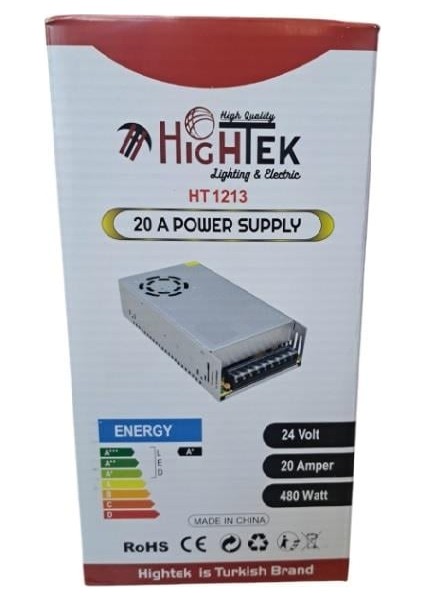 Hightek 24V 20A Smps Metal Kasa Adaptör HT-1213 modelleri