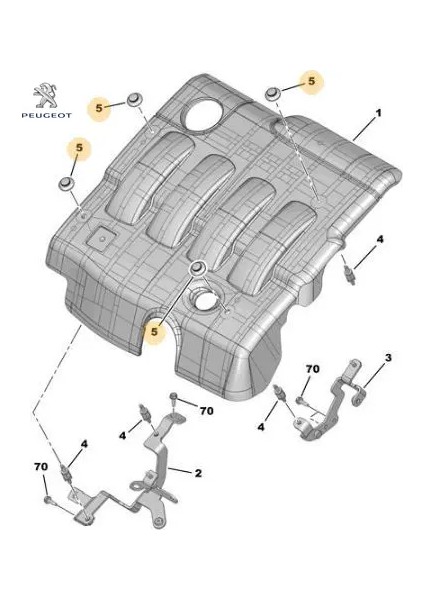 Klips Peugeot Cıtroen, Peugeot 0137.11