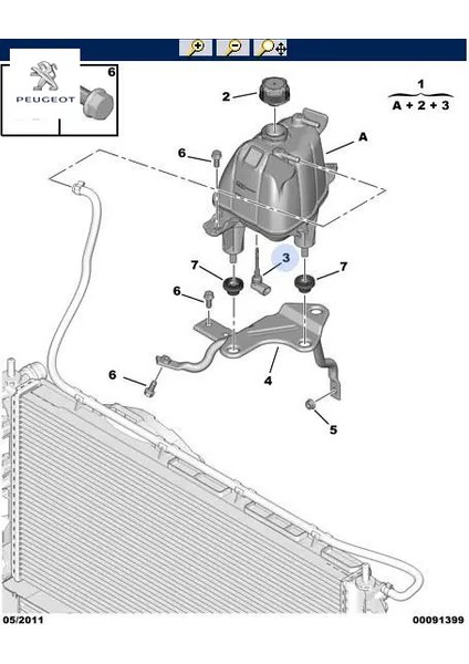 Radyatör Su Seviye Müşürü Boxer Iii 2.2hdi