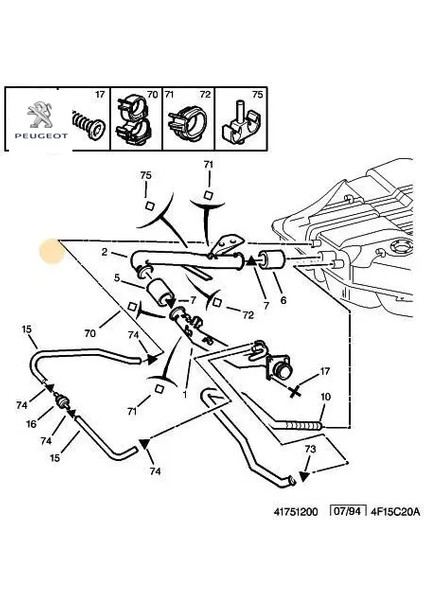 Agraf Peugeot 6995.P0