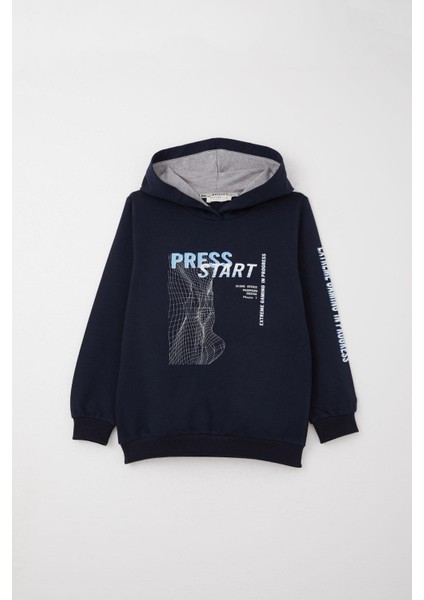 Erkek Çocuk Eşofman Takım Oyun Temalı Önden Cepli 5-10 Yaş, Lacivert indirimleri