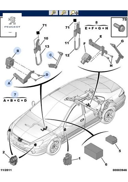 Sensör Peugeot 6224.H0