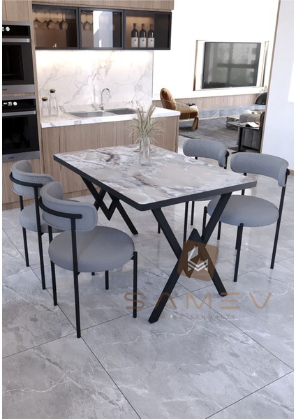 Tedy Masa Sandalye 70X110 Masa