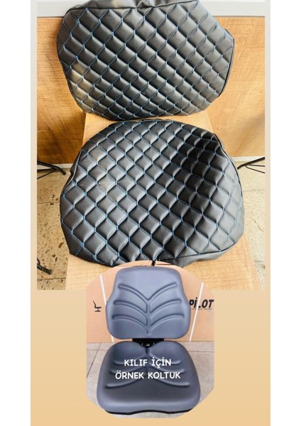 New Holland Traktör Uyumlu Standart Koltuk Kilifi Deri̇