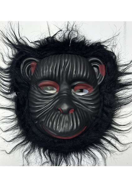 Orangutan Maskesi - Maymun Maskesi - Goril Maskesi Yetişkin Çocuk Uyumlu Siyah Renk Model 4 (4915)