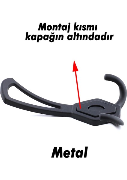 5 Adet Askı Dolap Askılık Askılığı Banyo Mutfak Askısı Duvar Kapı Arkası Elbise Vestiyer Siyah fırsatları