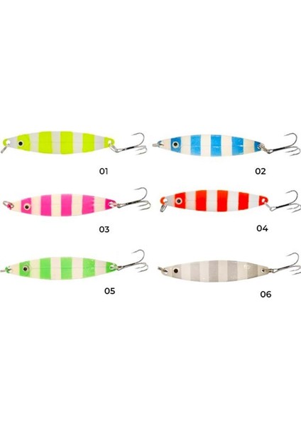 6150 Kaşık Zebra Glow 9 cm 28 gr Color 02