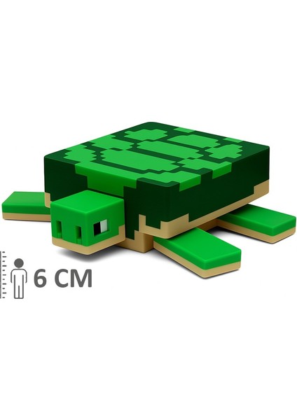 Minecraft Turtle Kaplumbağa Karetta Karetta Hareketli Eklemli Figür