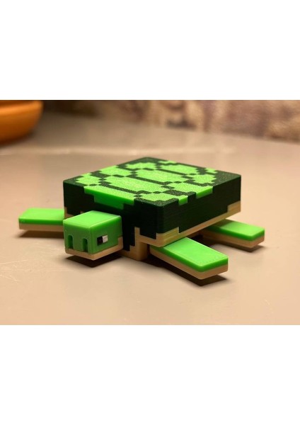 Minecraft Turtle Kaplumbağa Karetta Karetta Hareketli Eklemli Figür indirimleri