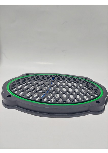 Yeşil-Oval Neonled Hoparlör Kapağı Çiftli fiyatları