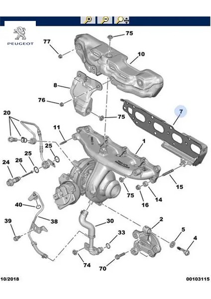 Egsoz Manifol Contasi 3008-5008 Expertiv 2.0 Euro6