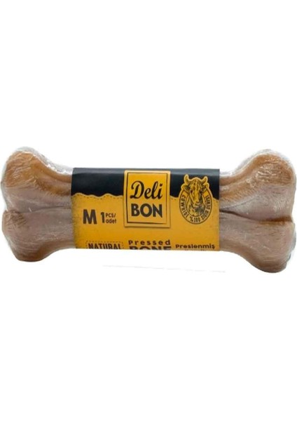 Gnd Dlbn Köpekler Için Deri Pres Kemik Naturel 15 cm