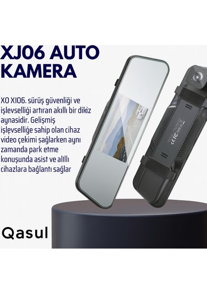 XJ06 HD Araç Kamerası – Wi-Fi Dokunmatik, 1080p Kayıt, Park İzleme & Çarpışma Algılama modelleri