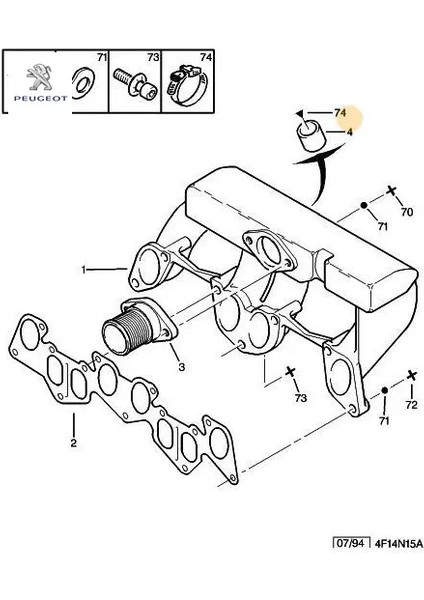 Devirdaim Kapaği 106-306-406-SAXO 1.6/1.9