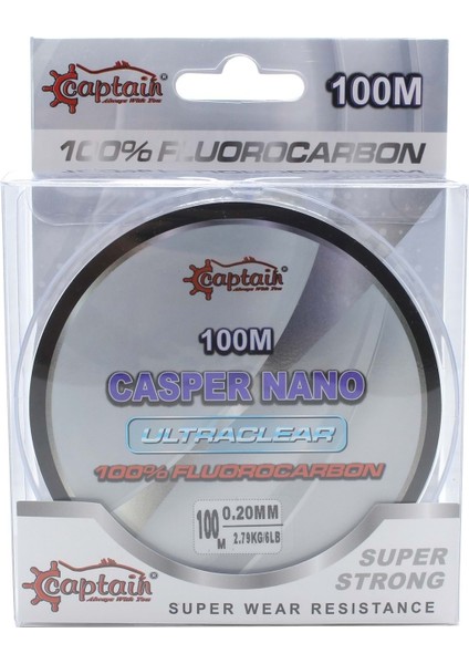 Casper Nano %100 Fluorocarbon 100 mt 0,40 mm