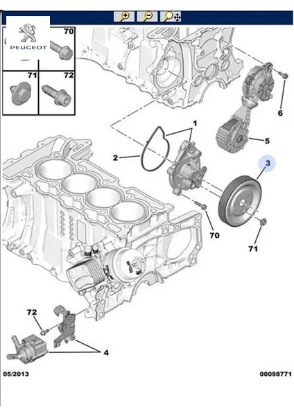 Devirdaim Kasnaği 207-208-308-508-BERLINGO-C3-C4-C5-DS3 1.6 Mini R56-COOPER-BMW 116I-118I-316I-320I