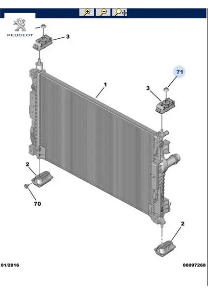 Somun Peugeot 8718.32