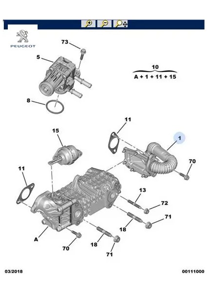 Egr Borusu Geri Dönüşüm Borusu - C4 x (C43)