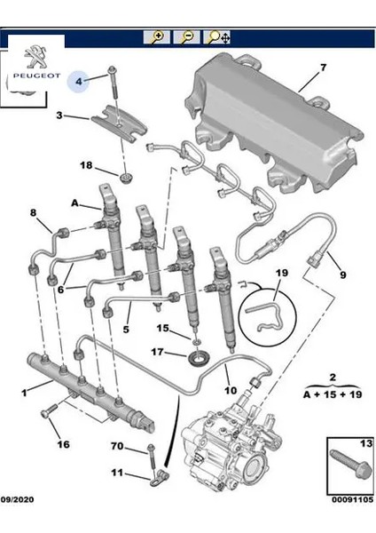 Enjektör Bağlanti Civatasi Boxer Iii Peugeot 9675742980