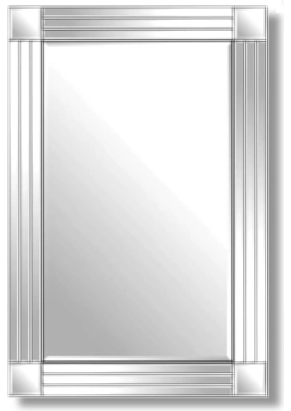 Model Star, Dekoratif Desenli Ayna, Bizoteli Ayna, Salon Ofis Konsol Aynası, 120X60 cm fiyatları