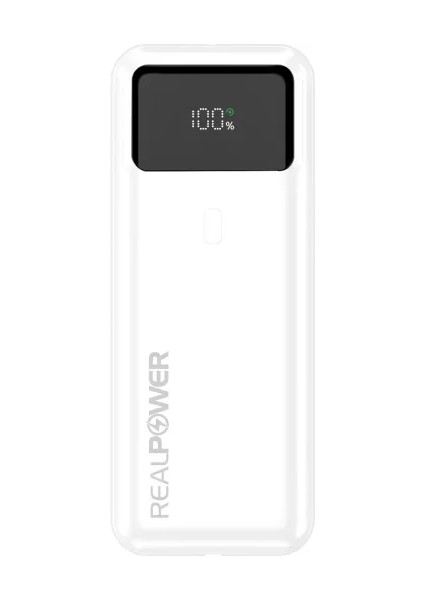 20000MAH 22.5W Taşınabilir Beyaz Powerbank RP-PB2W