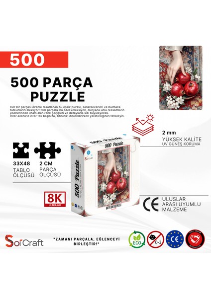 500 Parça Puzzle Hayatın Bereketli Sembolü indirimleri