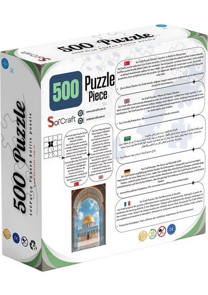 500 Parça Puzzle Kudüs’ün Altın Tacı fiyatları