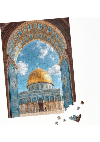 500 Parça Puzzle Kudüs’ün Altın Tacı fırsatları