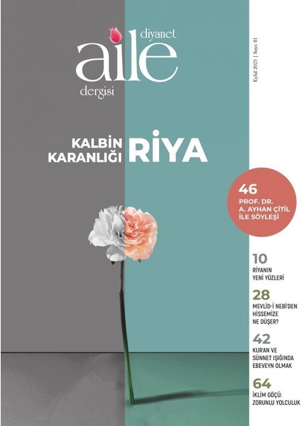 Diyanet Aile Dergi 81.sayı Eylül 2025