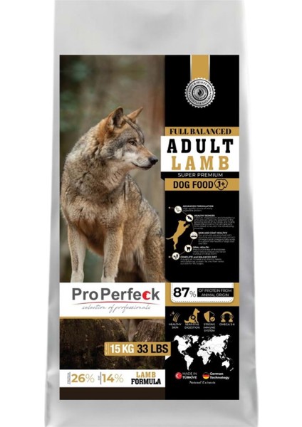 Gnd Pro Perfeck Premium Yetişkin Kuzulu Köpek Maması 15 kg