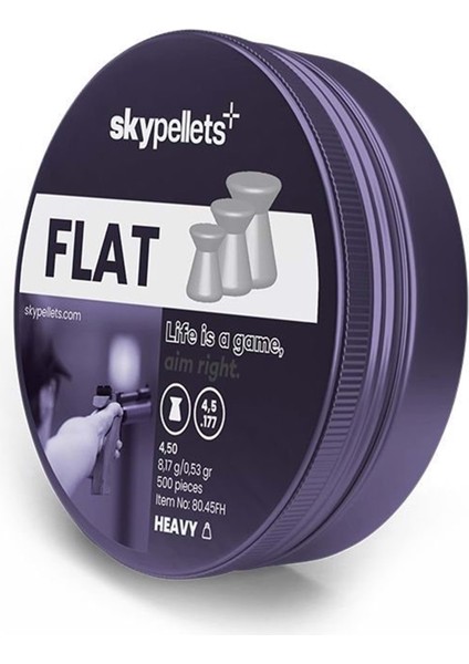 Trç Skypellets Flat Heavy 4,5mm 8,17 gr H. Sçm 500