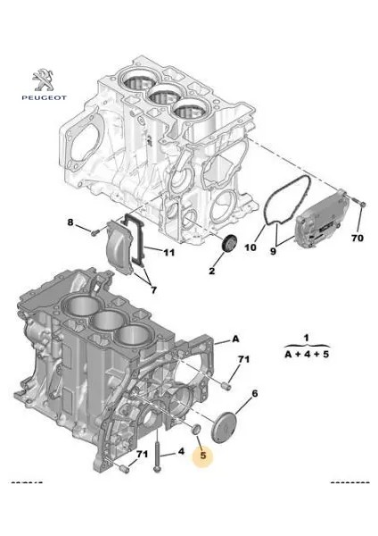Manifolt Tapa Peugeot 0233.08