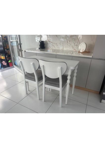 130 x 45 cm Katlanır Mutfak Masa Takımı