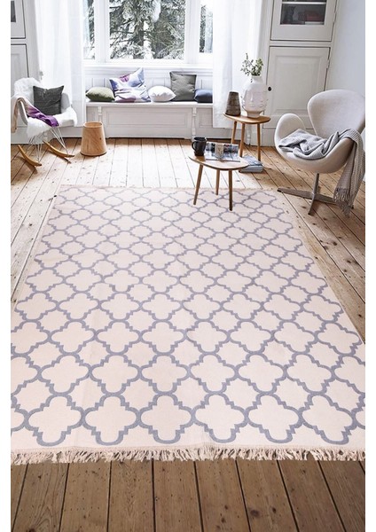 Collection Bercest Pamuklu Çift Taraflı Modern Bej Desenli Dekoratif Kilim 60x90 cm – Şık ve Dayanıklı Tasarım modelleri