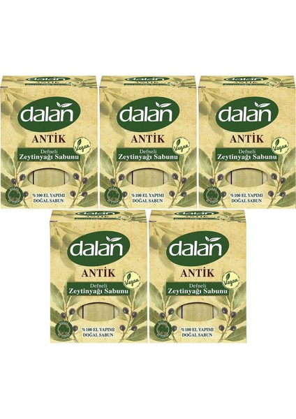Antik Defneli Zeytinyağı Sabunu 900GR (5 Li Set)