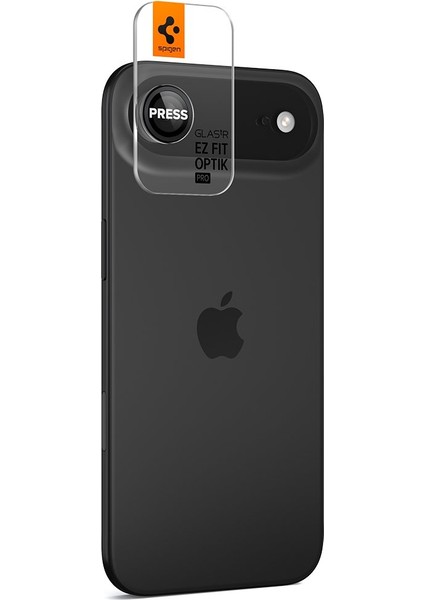iPhone Air ile uyumlu Kamera Lens Camı Koruyucu Kolay Kurulum GLAS.tR EZ Fit Optik Pro (2 Adet) Black - AGL09863 fırsatları