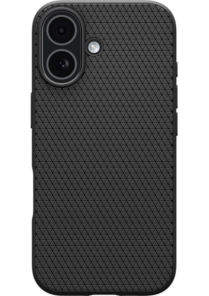 iPhone 17 ile uyumlu ince Kılıf Liquid Air Hava Kanalı Teknolojisi™ Askeri Sınıf Koruma Matte Black Dokulu Yüzey Kapak - ACS09977 fiyatları