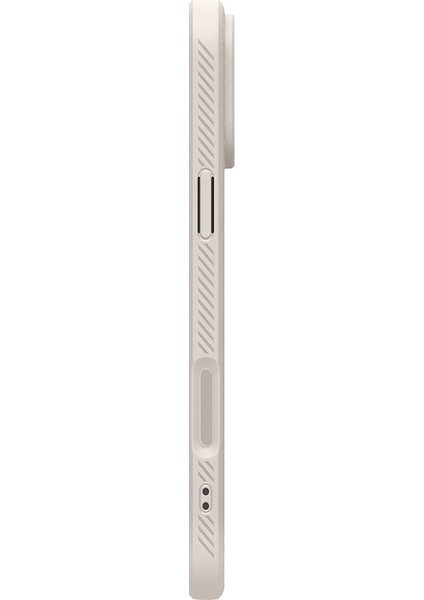 iPhone 17 Pro Max ile uyumlu ince Kılıf Liquid Air Hava Kanalı Teknolojisi™ Askeri Sınıf Koruma Natural Titanium Dokulu Yüzey Kapak - ACS09891 indirimleri