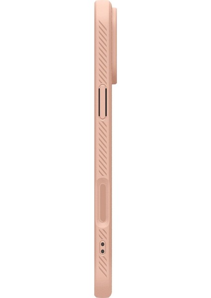 iPhone 17 Pro Max ile uyumlu ince Kılıf Liquid Air Hava Kanalı Teknolojisi™ Askeri Sınıf Koruma Rose Titanium Dokulu Yüzey Kapak - ACS09892 indirimleri