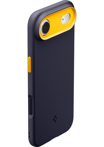 iPhone Air ile uyumlu Silikon MagSafe Kılıf Nano Pop Hava Kanalı Teknolojisi™ Askeri Sınıf Koruma MagFit Blueberry Navy Kaymaz Kapak - ACS09931