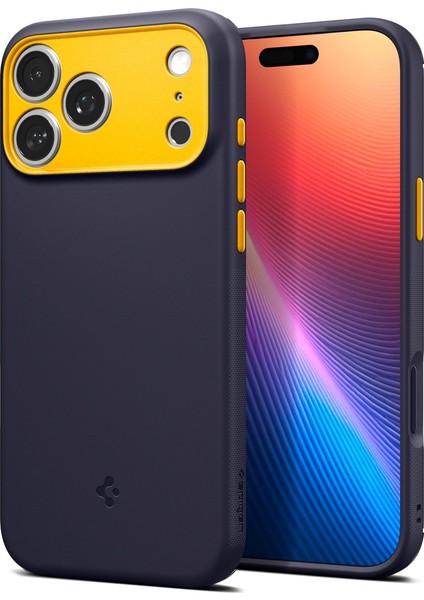iPhone 17 Pro Max ile uyumlu Silikon MagSafe Kılıf Nano Pop Hava Kanalı Teknolojisi™ Askeri Sınıf Koruma MagFit Blueberry Navy Kaymaz Kapak - ACS09913 fiyatları