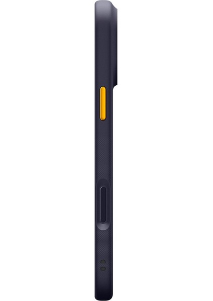 iPhone 17 Pro Max ile uyumlu Silikon MagSafe Kılıf Nano Pop Hava Kanalı Teknolojisi™ Askeri Sınıf Koruma MagFit Blueberry Navy Kaymaz Kapak - ACS09913