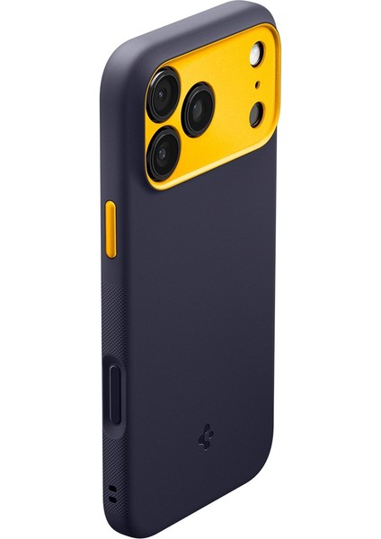 iPhone 17 Pro ile uyumlu Silikon MagSafe Kılıf Nano Pop Hava Kanalı Teknolojisi™ Askeri Sınıf Koruma MagFit Blueberry Navy Kaymaz Kapak - ACS09966 fırsatları