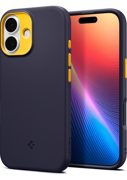 iPhone 17 ile uyumlu Silikon MagSafe Kılıf Nano Pop Hava Kanalı Teknolojisi™ Askeri Sınıf Koruma MagFit Blueberry Navy Kaymaz Kapak - ACS09990 fiyatları