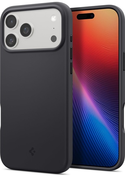 iPhone 17 Pro Max ile Uyumlu Silikon MagSafe Kılıf Silicone Fit Hava Kanalı Teknolojisi™ Askeri Sınıf Koruma MagFit Black Kaymaz Kapak - ACS09902 fiyatları