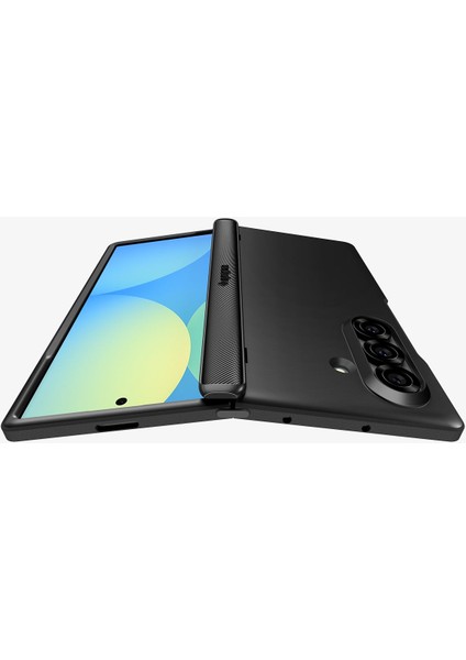 Galaxy Z Fold 7 ile Uyumlu Ekstra Dayanıklı Kılıf Slim Armor Pro Hava Kanalı Teknolojisi™ Askeri Sınıf Koruma MagFit özellikli Black Çift Katman Kapak - ACS09551 indirimleri