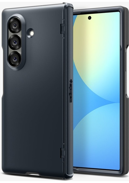 Galaxy Z Fold 7 ile Uyumlu Ekstra Dayanıklı Kılıf Slim Armor Pro Hava Kanalı Teknolojisi™ Askeri Sınıf Koruma MagFit özellikli Metal Slate Çift Katman Kapak - ACS09552