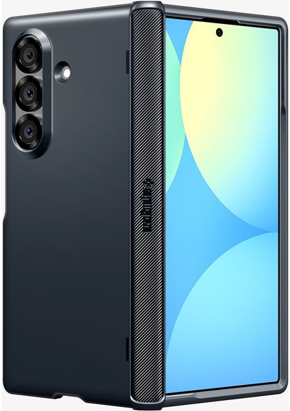 Galaxy Z Fold 7 ile Uyumlu Ekstra Dayanıklı Kılıf Slim Armor Pro Hava Kanalı Teknolojisi™ Askeri Sınıf Koruma MagFit özellikli Metal Slate Çift Katman Kapak - ACS09552