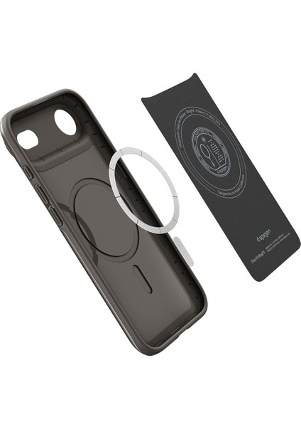 iPhone Air ile uyumlu ince MagSafe Kılıf Thin Fit Hava Kanalı Teknolojisi™ Askeri Sınıf Koruma MagFit Gunmetal Kapak - ACS09918 indirimleri