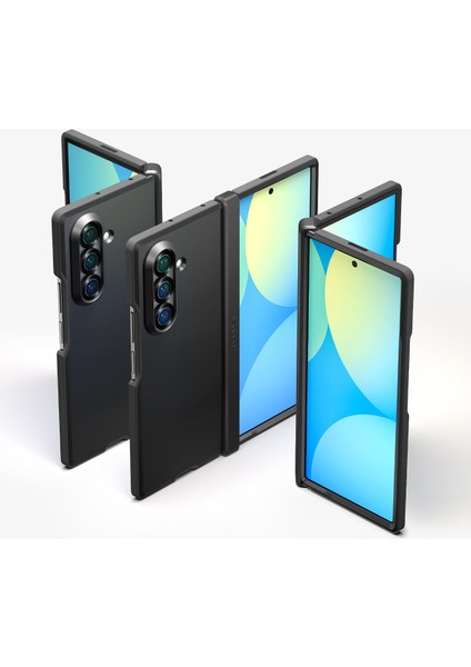 Galaxy Z Fold 7 ile Uyumlu Ekstra Dayanıklı Kılıf Tough Armor Pro Hava Kanalı Teknolojisi™ Askeri Sınıf Koruma MagFit özellikli KickStand'lı Black Çift Katman Kapak - ACS09549 fırsatları
